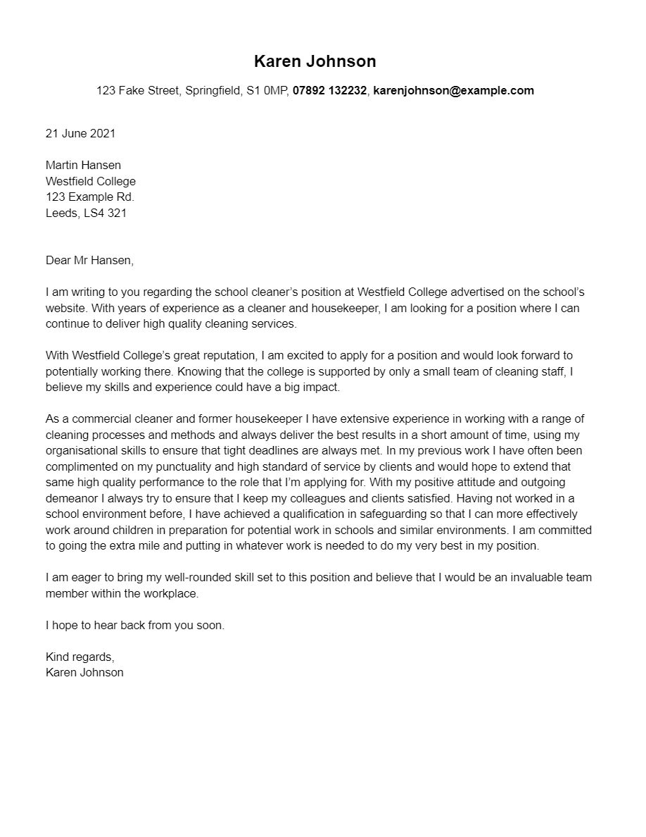 School Cleaner How to a School Cleaner